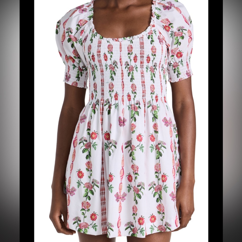 Hill House Naia Nap Dress in Red Shell Vine